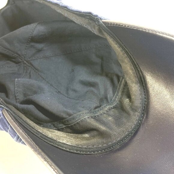 LOUIS VUITTON M7007M Newsboy cap-LV Varsity hat cap baseball cap cotton Navy main image 4